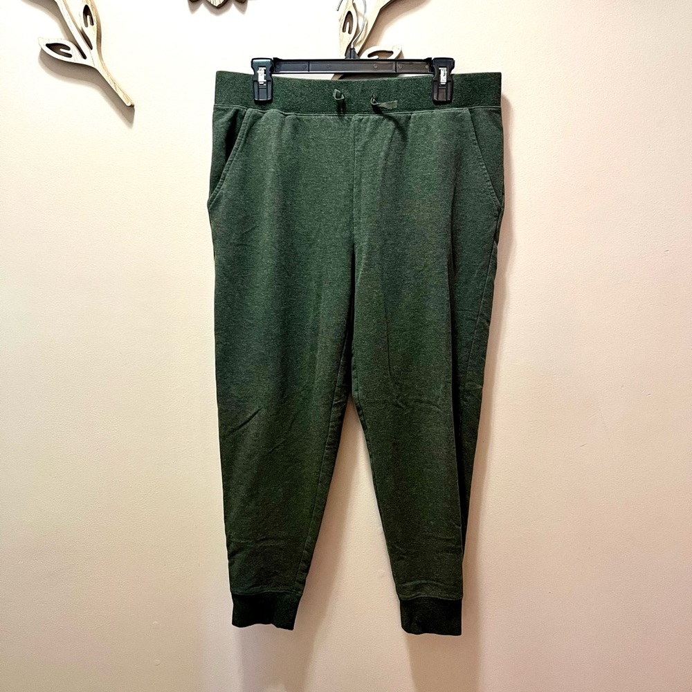Land’s End Boy’s Army Green Joggers Size Large - Picture 1 of 8